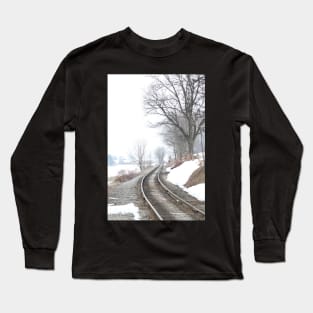 Winter Railroad Long Sleeve T-Shirt